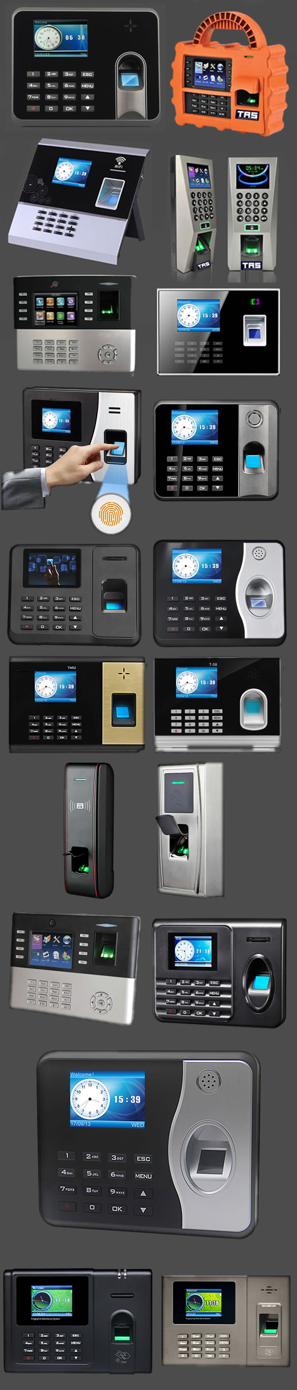 fingerprint clocking machines